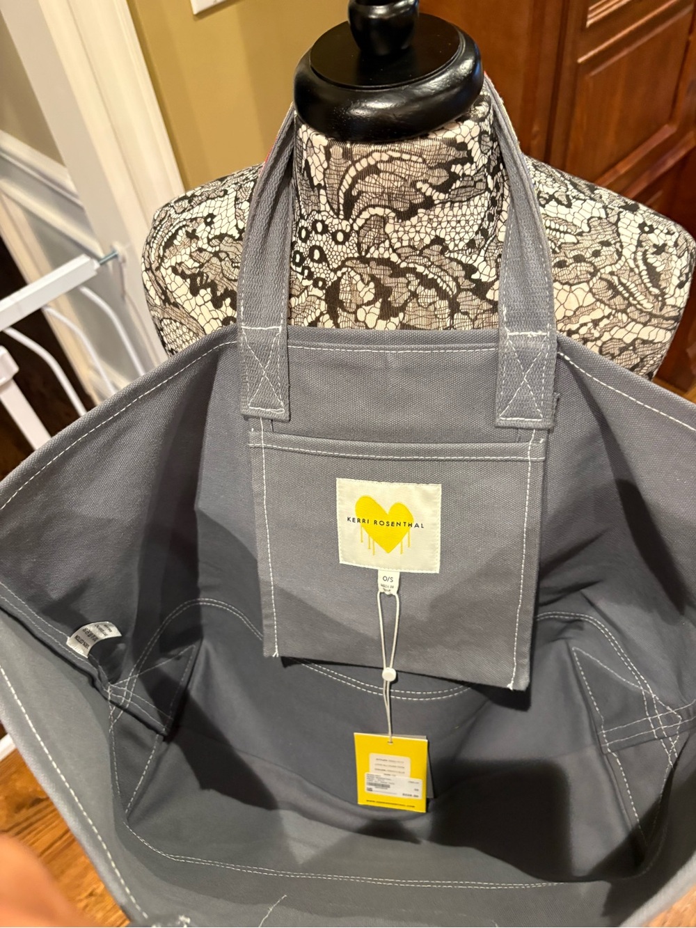 Kerri Rosenthal Love All Over Tote Bag - Picture 6 of 11